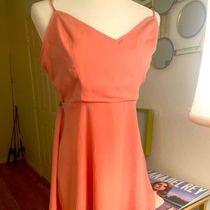 Forever 21 Peach Sundress Large NWOT